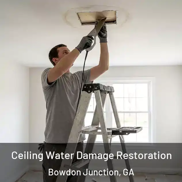  Ceiling Water Damage Restoration Bowdon Junction, GA