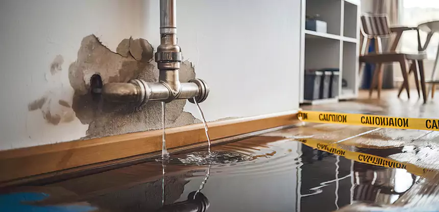 Burst Pipe Cleanup in Bowdon Junction
