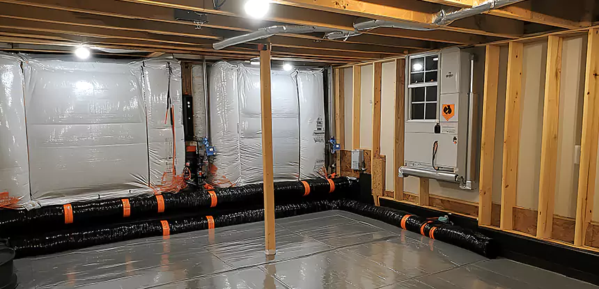 Crawl Space Humidity Control in Bowdon Junction