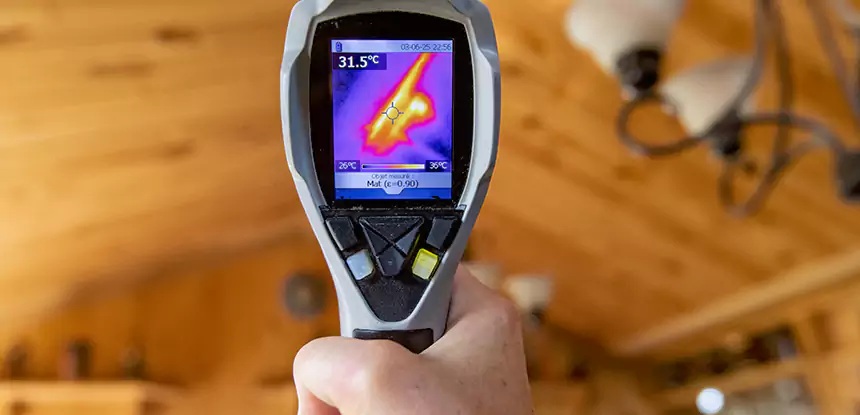 Infrared Camera Roof Leak Detection in Bowdon Junction