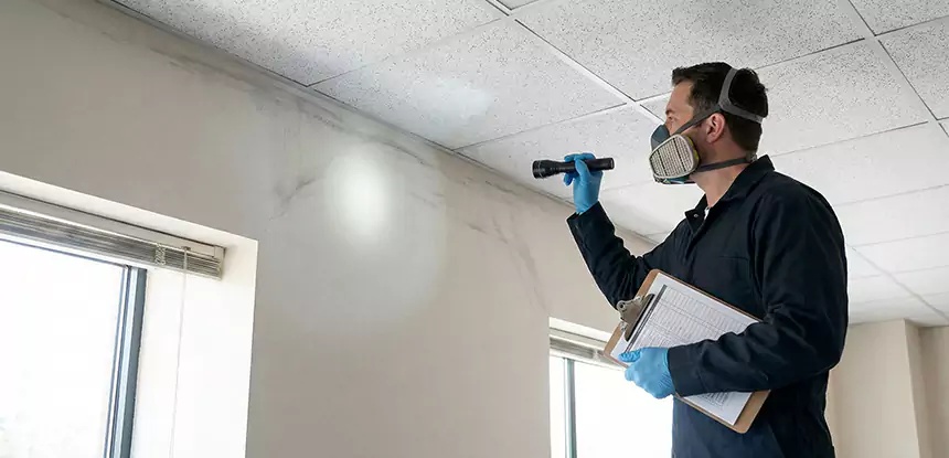 Ceiling Water Damage Inspection in Bowdon Junction