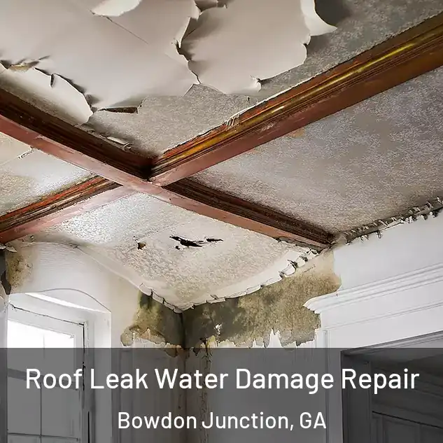  Roof Leak Water Damage Repair Bowdon Junction, GA